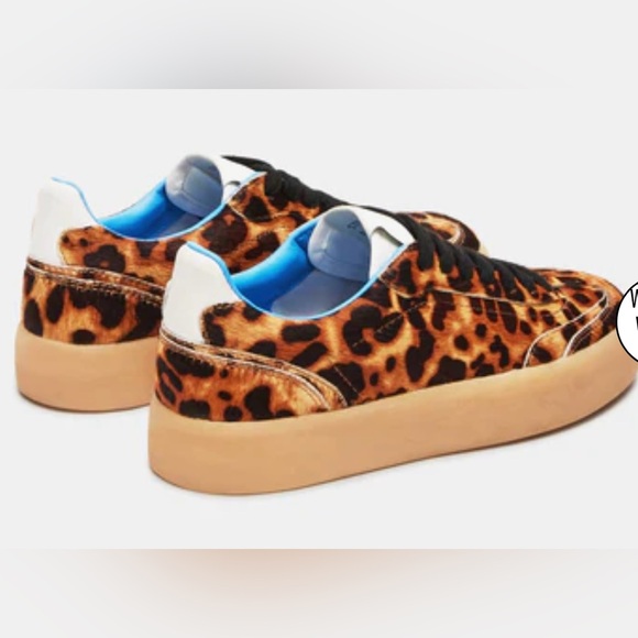 Steve Madden Tux-L Leopard Sneakers NIB - Picture 2 of 5